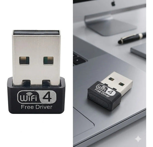 Adaptador Red Wifi Usb Inalambrico Pc 150mbps Nano Antena