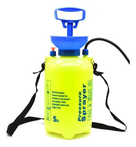 Fumigador 5 Litros Botella Plastico Pico Metalico Mochila Varios