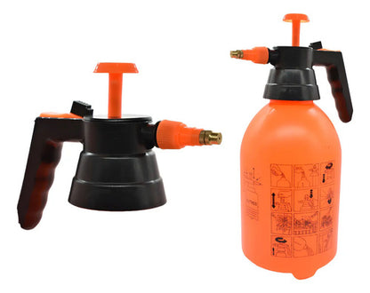 Botella Fumigador Pulverizador De Riego A Presion 3lts Naranja