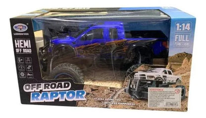 Camioneta 4x4 Control Remoto Todoterreno 1:14 Negro Y Azul Azul