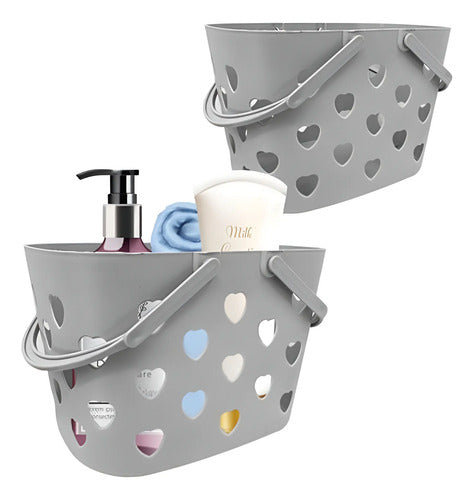 Organizador De Plastico Canasto Multiuso Baño Cocina Aleatorio
