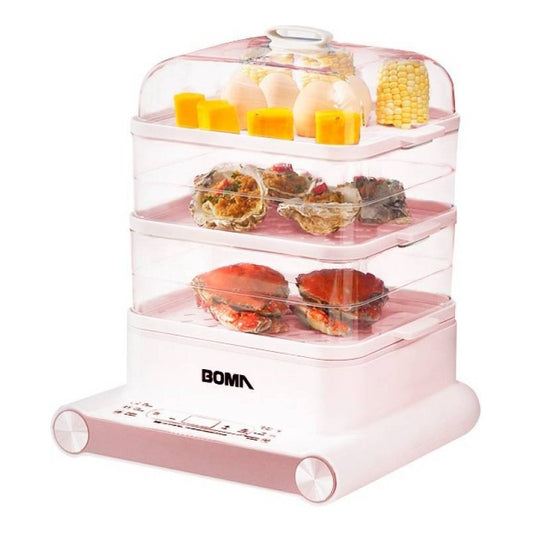Vaporera Electrica 3 Pisos 18 Litros 800w Con Temporizador
