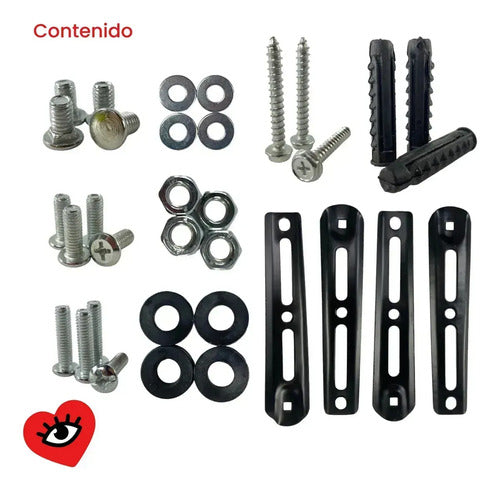 Set X2 Soporte Tv 14 26 32 40 42 43 49 50 55 Brazo Movil Negro X2
