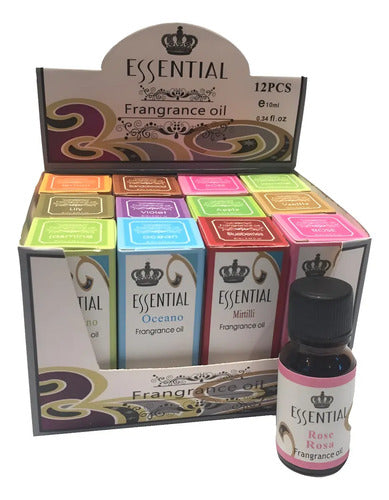 Aceite Aromatico Esencias Humificador Difusor Pack X12