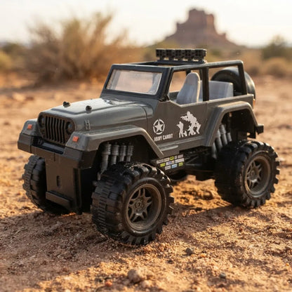 Camioneta 4x4 Todoterreno A Fricción Todoterreno Escala 1:10 Gris