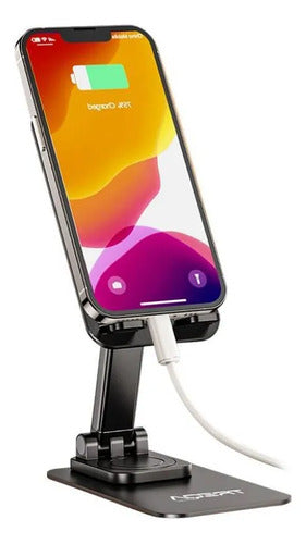 Soporte Plegable Celular Escritorio 360 Universal Ajustable