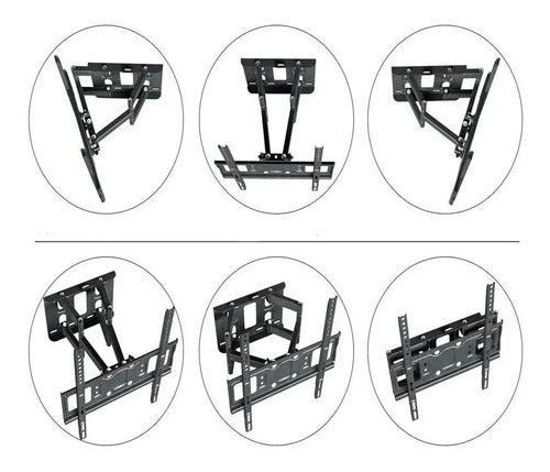 Soporte Tv Pared 32 - 70 Pulgadas 50 Kg / E-roca Color Negro