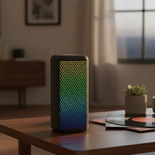 Parlante Portátil Bluetooth Tws Usb Fm 10m Recargable 1200m Variedad De Colores