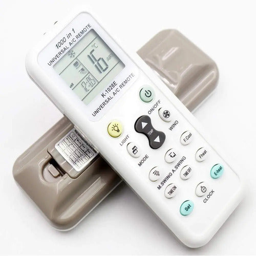 Control Remoto De Aire Acondicionado Universal Blanco