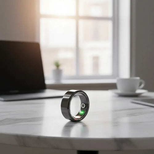 Anillo Inteligente Monitoreo Sueño Talle 9 Ios Android Negro 9