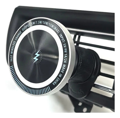 Cargador Inalambrico De Auto Magnetico 15w Para Ventilacion