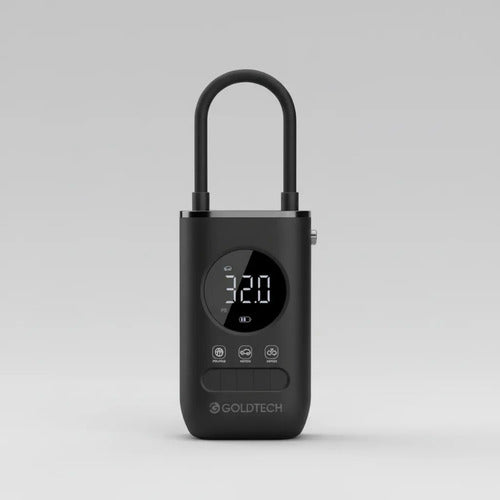 Inflador Compresor Digital Portatil Auto Moto Bici Pelota Negro 50 Hz / 60 Hz Compatible Con Cargadores Universales Monofásica