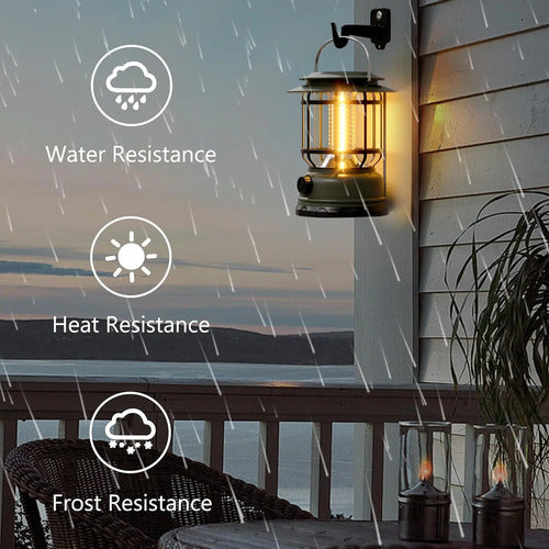 Farol Recargable Foco Solar Camping Linterna Con Cable Usb Varios