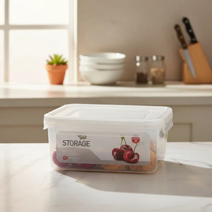 Set Recipientes Hermeticos Pack X3 Piezas Plastico 3 Tamaños Blanco