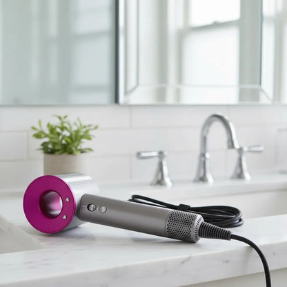 Secador Pelo Supersonic 5 Accesorios Magnetico Profesinal Gris Oscuro