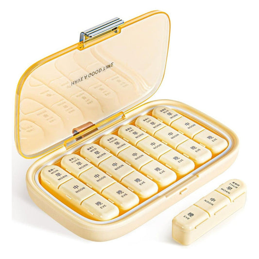 Pastillero Semanal Organizador Medicamentos 23.5x14cm