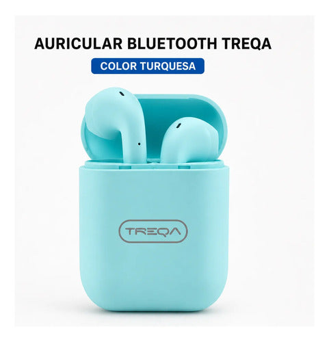 Auriculares Inalámbricos 6 Colores Bluetooth Estuche In Ear Turquesa