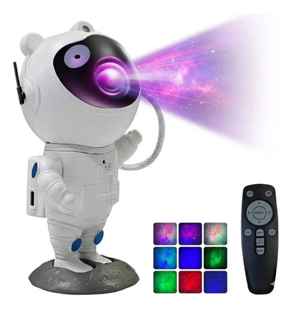Lámpara Proyector Galaxia Astronauta Inalambrico Astronauta Blanco Aleatorio
