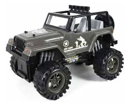 Camioneta 4x4 Todoterreno A Fricción Todoterreno Escala 1:10 Gris