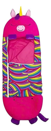 Saco De Dormir Infantil Para Niños Peluche 135x50cm Talle S