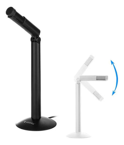 Micrófono Rotación Profesional 3.5mm Cancelación De Ruido Aleatorio - 2 Colores
