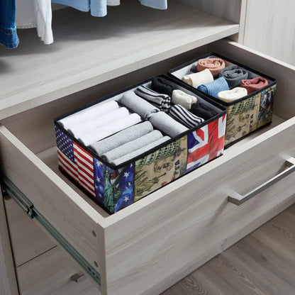 Organizador Tela Divisiones Ropa Interior Bolsa Al Vacío Multicolor
