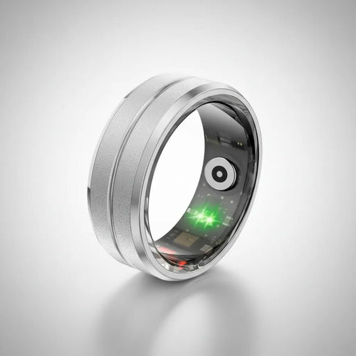 Anillo Inteligente Monitoreo Sueño Talle 9 Ios Android Plateado 9