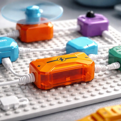 Kit Educativo Juego Ciencia Circuitos Eléctricos Modular Aleatorio