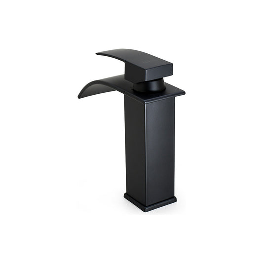 Canilla Negra Para Lavatorio Baño Monocomando Mezcladora