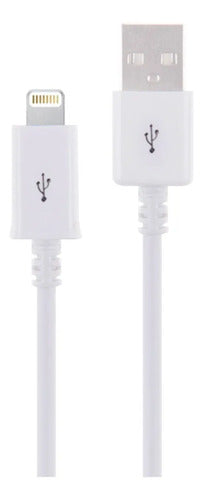 Cable De Carga Y Datos Ios Usb-a Carga Rapida 3m 2.4a 5v Blanco