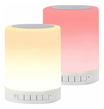 Parlante Bluetooth Táctil Luces Tf Usb Mic Manos Libres Aleatorio