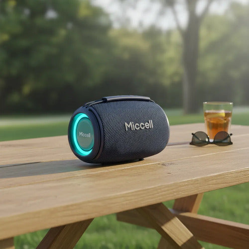 Parlante Inalambrico Rgb 20w Bluetooth 5.4 Ios Android Ios Azul Oscuro