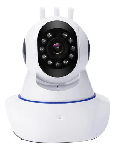 Camaras Vigilancia Robot Wifi Inteligentes Apps Tuya Android Blanco