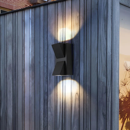Set X2 Aplique Pared Bidireccional Lampara Foco Exterior