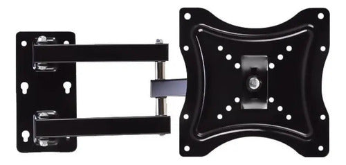 Soporte Para Tv Pared 43 Movil De 14 A 43 Pulgadas Negro