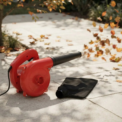 Soplador Aspiradora Eléctrica Turbo 950w 220v Con Accesorios Rojo