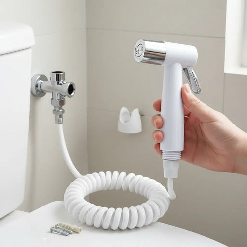 Ducha Higienica Griferia Grifo Baño Tipo Pistola Con Soporte