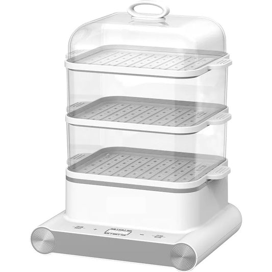 Vaporera Electrica 3 Pisos 18 Litros 800w Con Temporizador