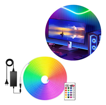 Tira Led Rgb 5 Metros Neon Flexible Manguera Luz Decoracion Rgb