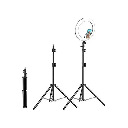 Aro Luz Led 26cm Mas Tripode Flexible 2m Soporte 3 Niveles