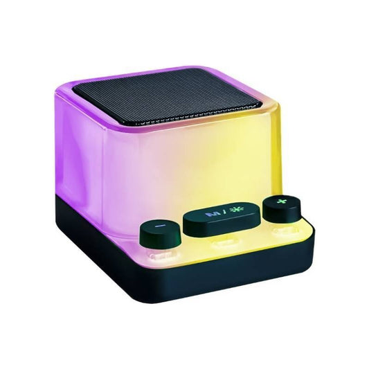 Parlante Portatil Bluetooth Con Luces Led Rgb 800mah