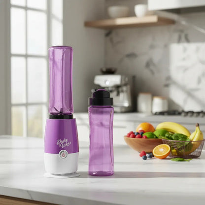 Procesadora Licuadora Shake Take Portatil 2 Vaso 180w Jugo Violeta