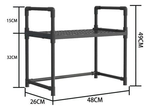 Organizador Estante Para Cocina Microondas Rack Sobre Mesada Aleatorio
