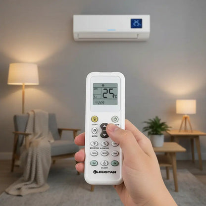 Control Remoto Universal Aire Acondicionado Blanco