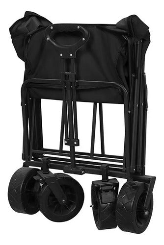 Carro Plegable Multiuso Transporte Carga Ruedas 73x46x88