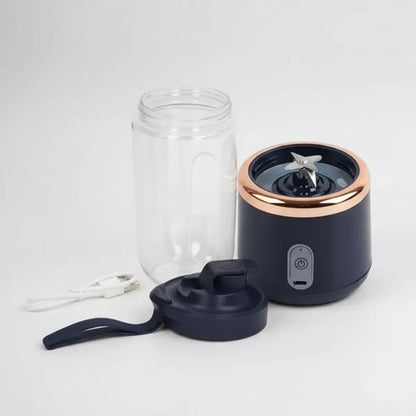 Mini Licuadora Portátil Recargable Vaso 310ml Fruta Verdura Azul