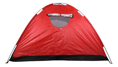 Carpa Iglu Camping 4 A 5 Personas Impermeable Bolso 200x200 Rojo