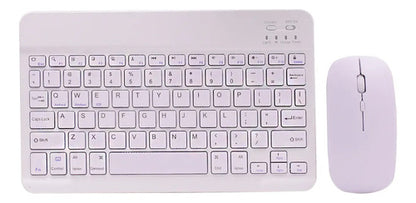 Teclado Y Mouse Inalambrico Bluetooth Recargable Combo