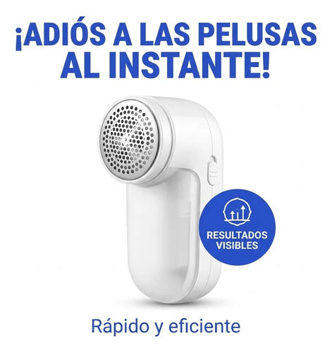 Removedor Saca Pelusas Electrico Ropa Saca Pelusa Cepillo Blanco