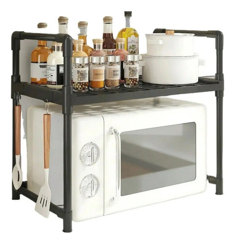 Organizador Estante Para Cocina Microondas Rack Sobre Mesada Aleatorio